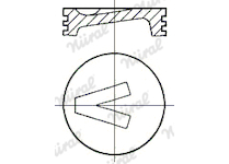 Píst NÜRAL 87-526411-00