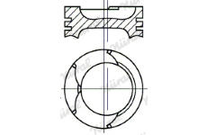 Píst NÜRAL 87-780607-00