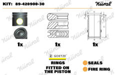 Opravna sada piest/vlozka valca NÜRAL 89-420900-30