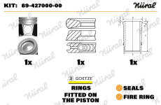 Opravná sada, píst/vložka válce NÜRAL 89-427000-00