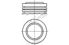 Píst NÜRAL PI0113108DP STD