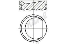 Píst NÜRAL PI1591100DP STD