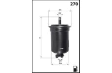 Palivový filtr MECAFILTER ELE6130