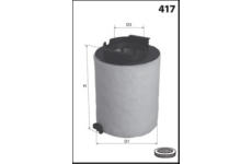 Vzduchový filtr MECAFILTER EL9112Z