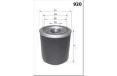 Vysoušecí patrona vzduchu, pneumatický systém MECAFILTER ELD8108