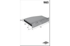 Filtr, vzduch v interiéru MECAFILTER EAR7127