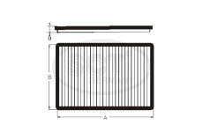Filtr, vzduch v interiéru SCT - MANNOL SAK 283