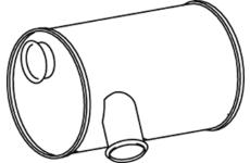 Střední-/zadní tlumič výfuku DINEX 21368