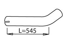 Výfuková trubka DINEX 21603