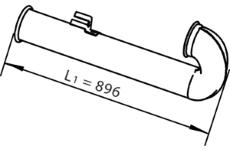 Výfuková trubka DINEX 21789