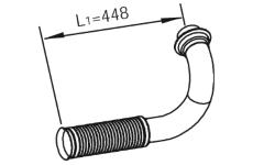 Výfuková trubka DINEX 22119