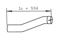 Výfuková trubka DINEX 22261