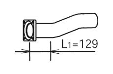 Výfuková trubka DINEX 28215