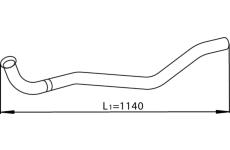 Výfuková trubka DINEX 28257