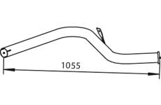 Výfuková trubka DINEX 28630