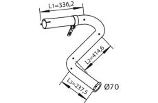 Výfuková trubka DINEX 28645