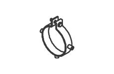 Upínač, výfukový systém DINEX 28841