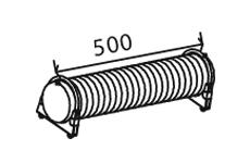 Zvlněná trubka, výfukový systém DINEX 29161