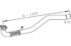 Výfuková trubka DINEX 29241