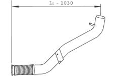 Výfuková trubka DINEX 29243
