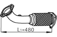Výfukové potrubie DINEX 29296