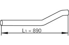 Výfuková trubka DINEX 47284