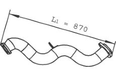 Výfuková trubka DINEX 47291