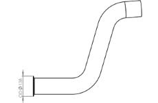 Výfukové potrubie DINEX 47552