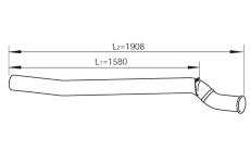 Výfuková trubka DINEX 47677