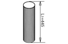 Vlnovec výfukového potrubia DINEX 48210