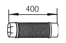 Vlnovec výfukového potrubia DINEX 48259