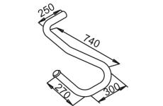 Výfuková trubka DINEX 50123