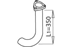 Výfuková trubka DINEX 50154