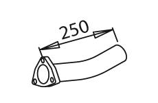 Výfuková trubka DINEX 50166