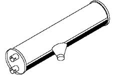 Střední-/zadní tlumič výfuku DINEX 50306