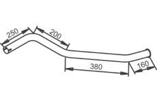 Výfuková trubka DINEX 50765