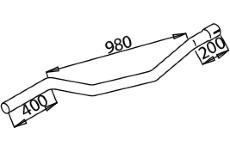 Výfuková trubka DINEX 51609