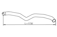 Výfuková trubka DINEX 54696