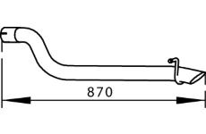 Výfuková trubka DINEX 56600