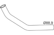 Výfuková trubka DINEX 64136