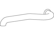 Výfukové potrubie DINEX 64782