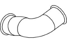 Výfukové potrubie DINEX 66129