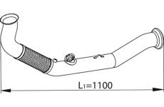 Výfuková trubka DINEX 66139