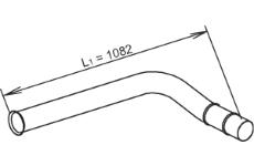 Výfuková trubka DINEX 66221