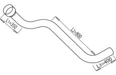 Výfuková trubka DINEX 68169