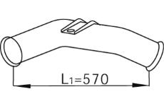 Výfuková trubka DINEX 68241