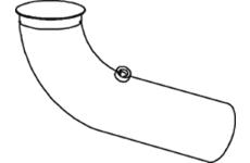 Výfukové potrubie DINEX 68628