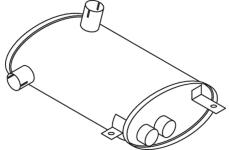 Střední-/zadní tlumič výfuku DINEX 69311
