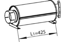 Střední tlumič výfuku DINEX 69331