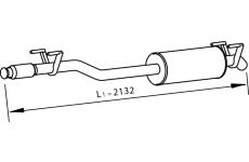 Střední tlumič výfuku DINEX 74307